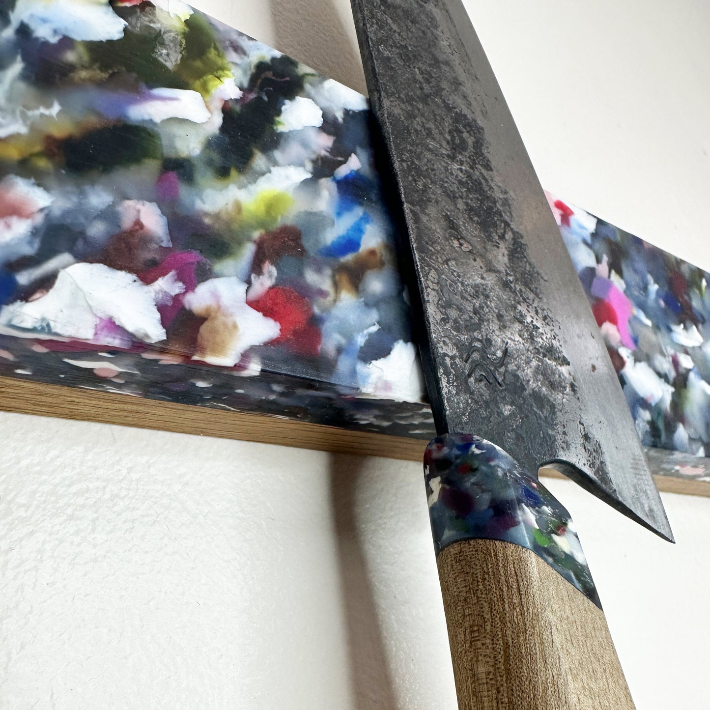 Handmade Magnetic Knife Rack - Kaleido and Oak