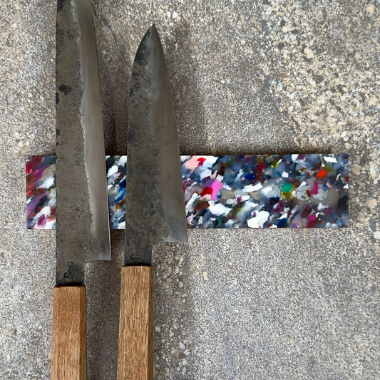 Handmade Magnetic Knife Rack - Kaleido and Oak