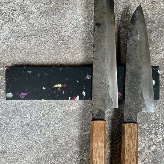 Handmade Magnetic Knife Rack - Cosmos and Walnut